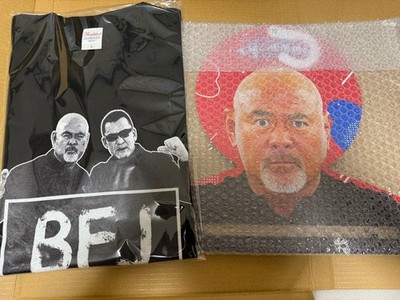 Keiji Muto Masahiro Chono Limited Original T-shirt Unopened Photo Hanger
