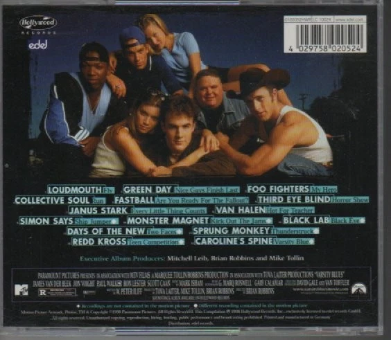 CD - VARSITY BLUES - ORIGINAL SOUNDTRACKS / ZUSTAND SEHR GUT #AA133# - Bild 2 von 2