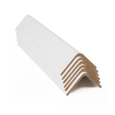 Cardboard Edge Protectors 2"W x 72"L Light Duty White 50 Pack Shipping Pallet Co