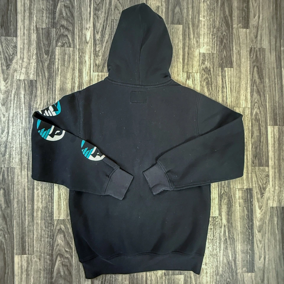 Tony Hawk MFG 黑色连帽衫滑板标志图形套衫运动衫 M — 第 2/4 张图片