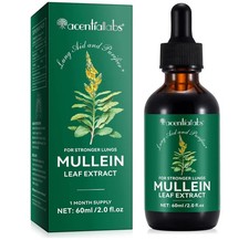 Mullein Drops for Lungs - Mullein Leaf Extract with Chlorophyll for Lung and Res