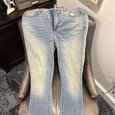 $235 Monfrere Greyson Skinny Desert Indigo Blue Jeans Made in USA Mens Size 31
