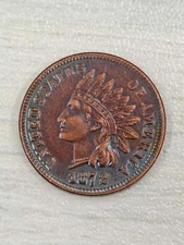 ---1872 Indian Head Penny Extremely Fine ---As shown in the figure