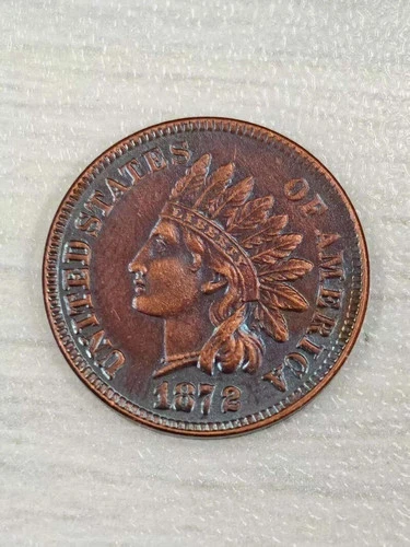 Nice 1872 Indian Head Penny Extremely Fine ---As shown in the figure