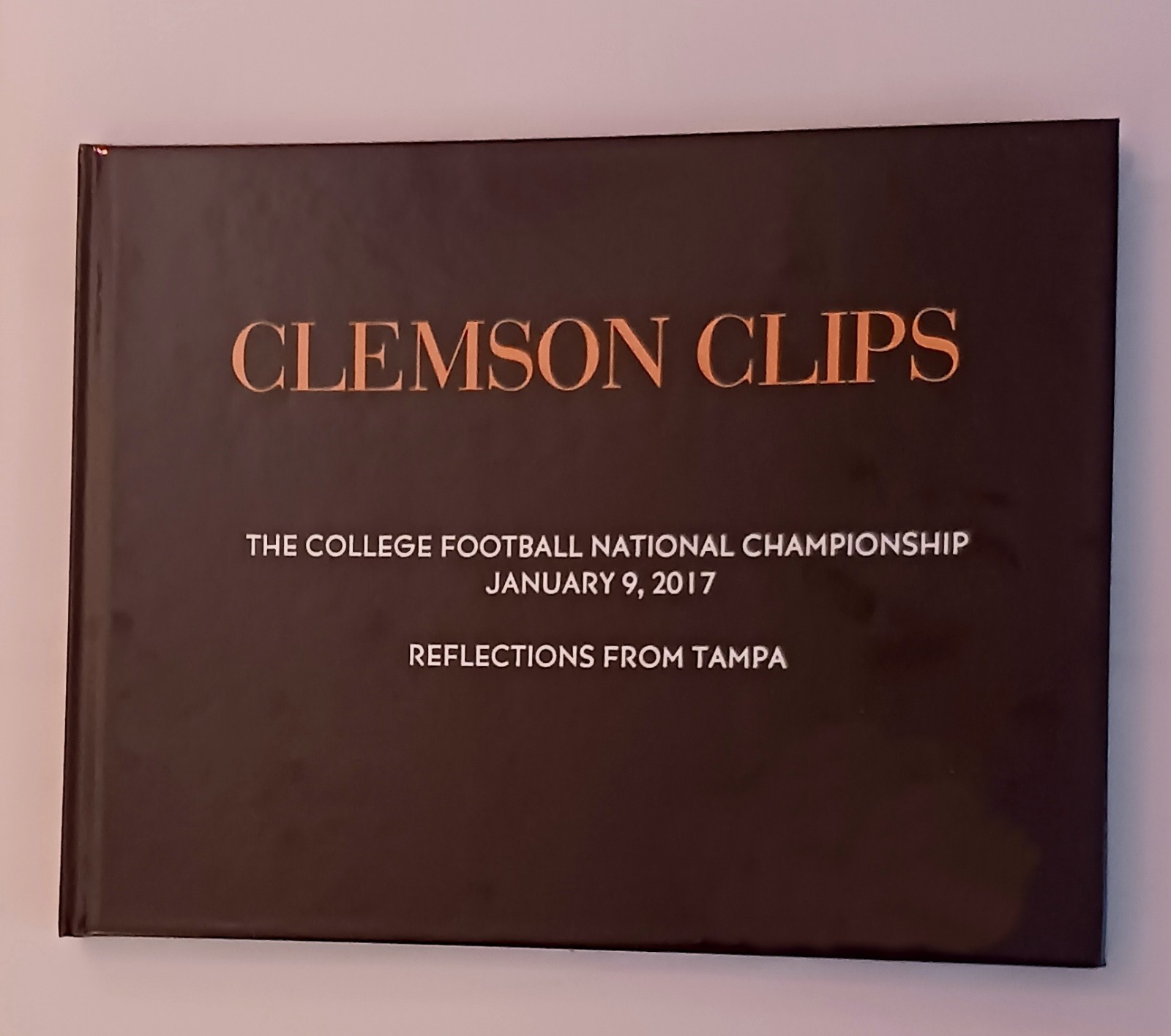 Clemson College Football Reflections From Tampa National Championship 2017