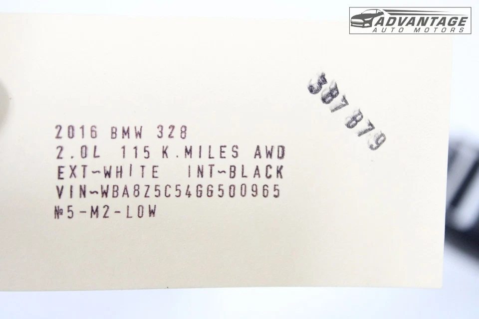 BMW 328I GT XDRIVE 2014-2016 CERRADURA PUERTA IZQUIERDA O DERECHA PESTILLO CATCH STRIKER OEM Foto 4 de 4