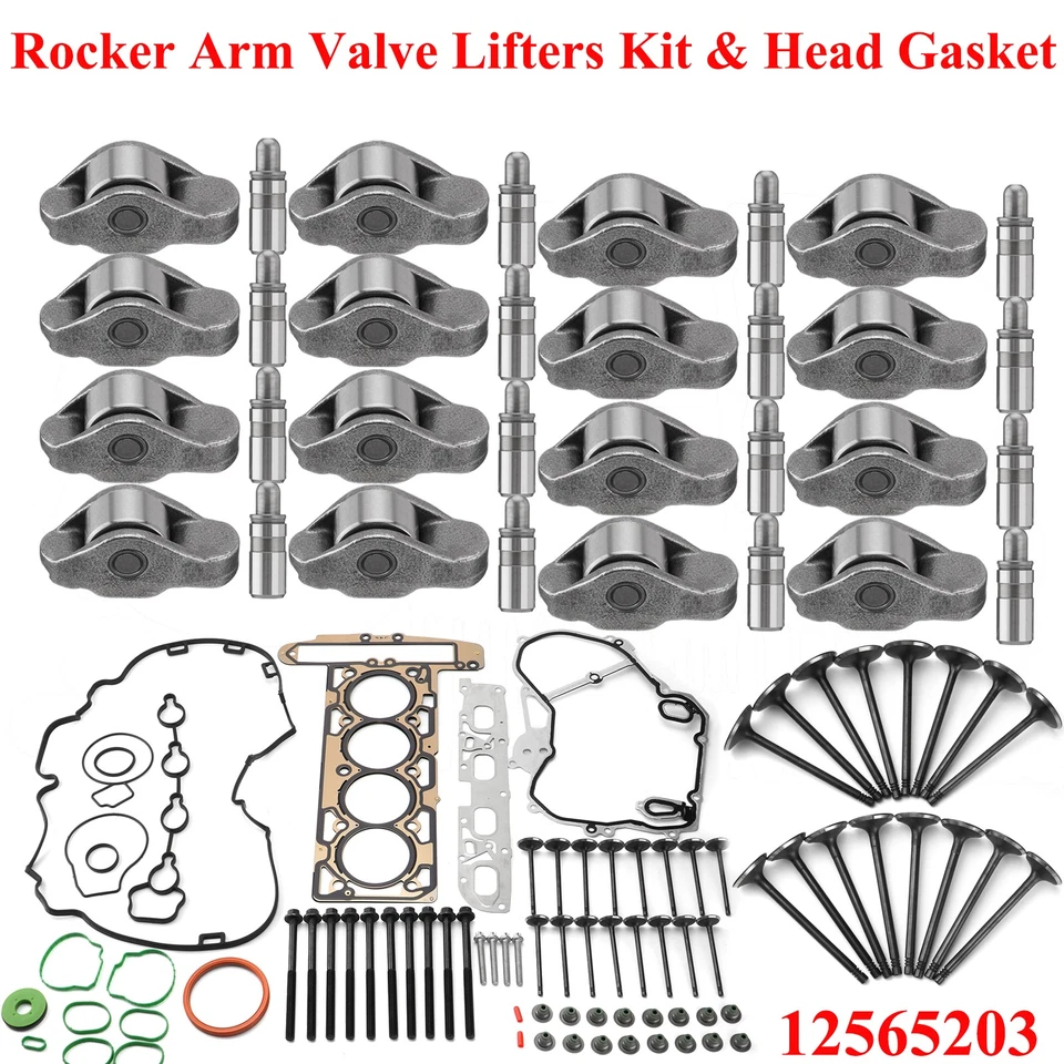 Rocker Arm Valve Lifters & Head Gasket For Chevy Equinox HHR Malibu Orlando 2.4L - Image 2 of 4