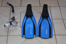 MARES Plana AvantiHP Fins  Sz 42-43/ 8-9   Face Mask  Snorkel Included
