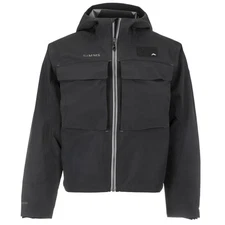 Simms Men's Guide Classic Wading Jacket - Size L - Color Carbon - CLOSEOUT