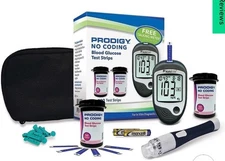 Blood Glucose Meter System With 100 Strips FREE SHIPPING!