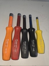 Snap-on Tools 5 Piece Sae Insulated Nut Driver Set Usa