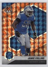 2021 Panini Mosaic Reactive Orange Mosaic Prizm Jamie Collins #78 le6