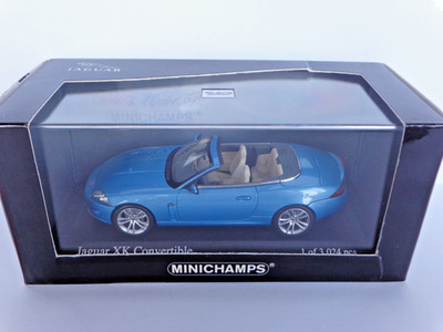 Minichamps 1:43; Jaguar XK Convertible blau 2006 in OVP
