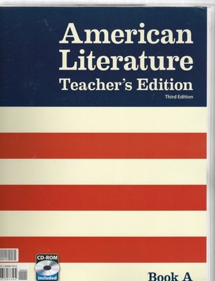 American Literature 3rd Edition Teacher's Edition Book A