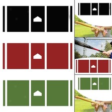 Le baseball frappant le tapis frappant l'équipement d'entraînement pour le