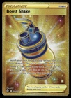 Pokemon Cards Boost Shake 229/203 Holo Evolving Skies Secret Rare NM