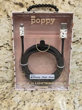 XO Poppy Dachshund USB-A To Apple Port  Fast Charging Cable 10 Feet Long NIB