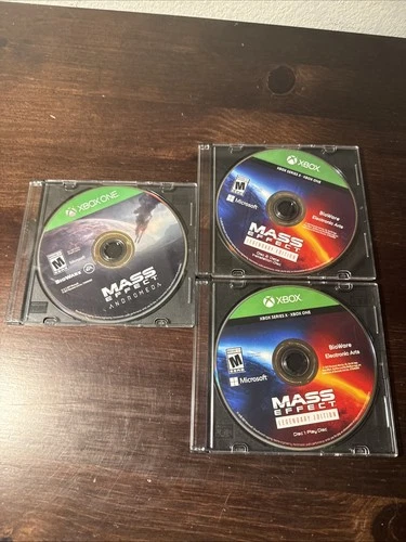 Mass Effect Legendary Edition And Andromeda Microsoft Xbox One Discs Only Tested