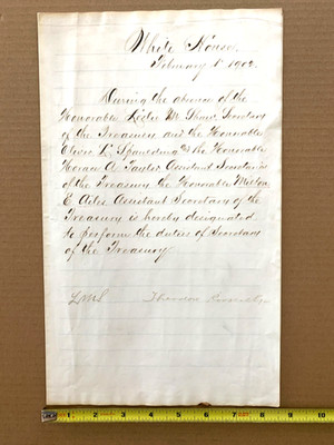 Lowered Price- Must go to a fan of  THEODORE ROOSEVELT 1902