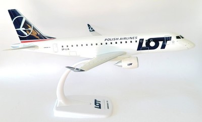 Embraer ERJ-175 LOT Polish Airlines Snap Fit Airliner Sammlermodell 1:100