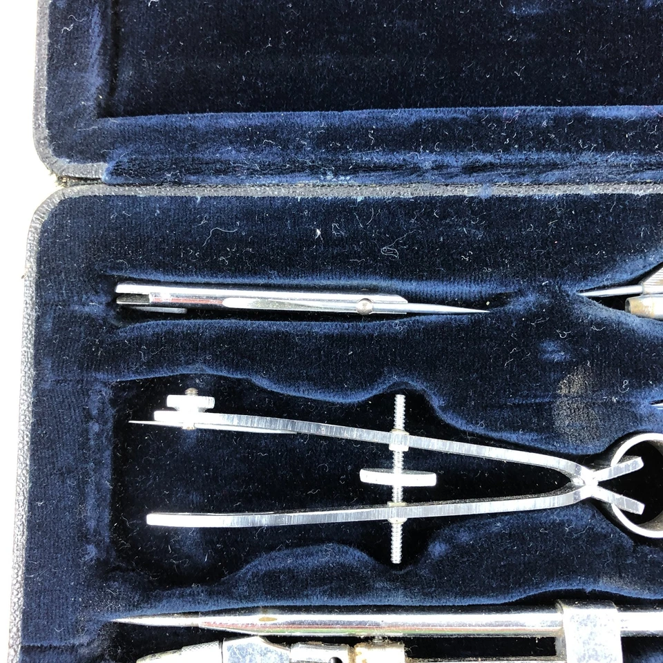 Vintage Bavarian Drawing Tools Factory Drafting Compass Set Nurnberg AG Germany - Image 2 of 4