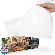 BOS Odor-Sealing Kitchen, Home and Food Small Trash Bags for Waste- Disposabl