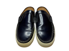 Harrys of London Men Loafer Slide Old Money Handmade Leather Blue Vibram Mule 42 Harrys of London Vibram Mule Loafer Blue Leather Men 42 | eBay main image 4