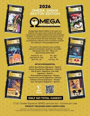 2026 Omega Mystery Box Sigma Sketch Edition Box Lorcana Autographs