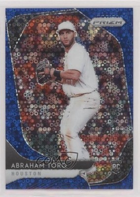 2020 Panini Prizm Quick Pitch Blue Donut Circle /199 Abraham Toro Rookie RC 0c2