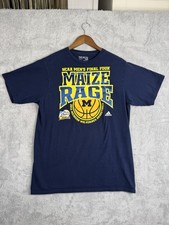 2013 NCAA Adidas University of Michigan Wolverines Final Four Shirt Size Large