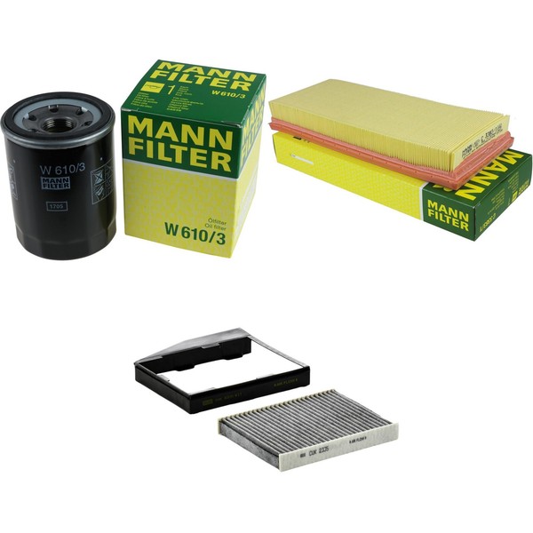 MANN-FILTER Inspektionspaket Filtersatz Passend FüR Fiat Punto 1.2 16V 80-image