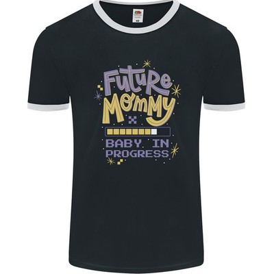 Fruit of the Loom 61168 Future Mommy in Progress Schwangerschaft Männer T-Shirt