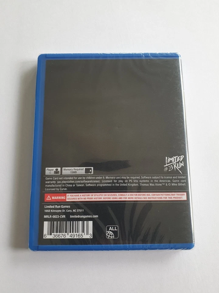 Thomas Was Alone PS Vita Playstation new sealed Limited Run Games - Bild 2 von 2