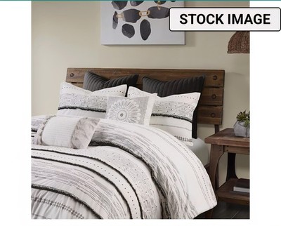 Ink+Ivy Nea Luxurious Printed Cotton 3PC Full/Queen Bedding Set