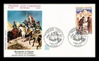 FRANCE NAPOLEON BONAPARTE IN EGYPT  MODELE DEPOSE CACHET FDC PYRAMIDS STAMP 1972