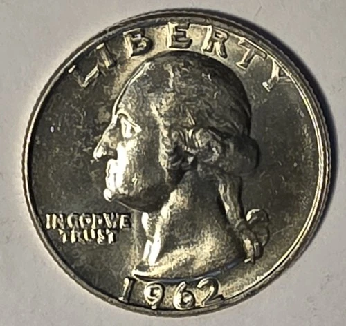 *SILVER* 1962-D [BU]  Washington Quarter - 90% Silver ☆BEAUTIFUL☆