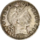1911-P Barber Half Dollar -  Heavy Scratches
