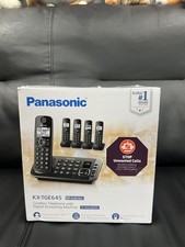 Panasonic KX-TGE645M Expandable Handsets  Five 5 Phones  Open Box
