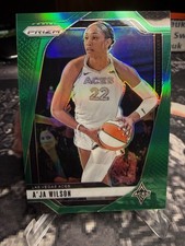 2024 Panini Prizm WNBA Basketball Aja Wilson Green Prizm #86 Ace