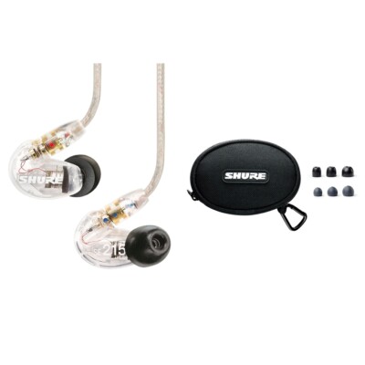 Shure SE215 CL Auricolari Trasparenti In-Ear con Isolamento Sonoro | eBay