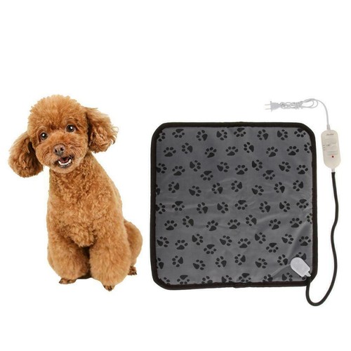45x45cm Pet Heating Pad Cat Dog Electric Heat Mat Heated Bed Puppy