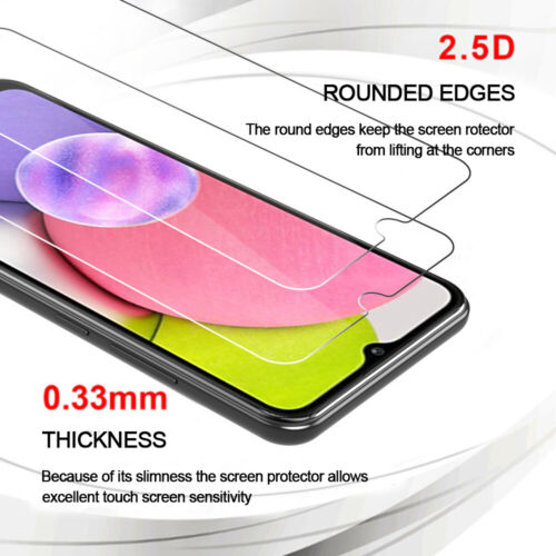 Für Samsung Galaxy A03S A53 A23 A13 A14 A54 5G Hartglas Displayschutzfolie - Bild 9 von 29