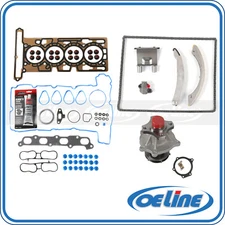 Head Gasket Set for 04-06 Chevrolet GMC Isuzu Timing Chian Kit w/ Water Pump