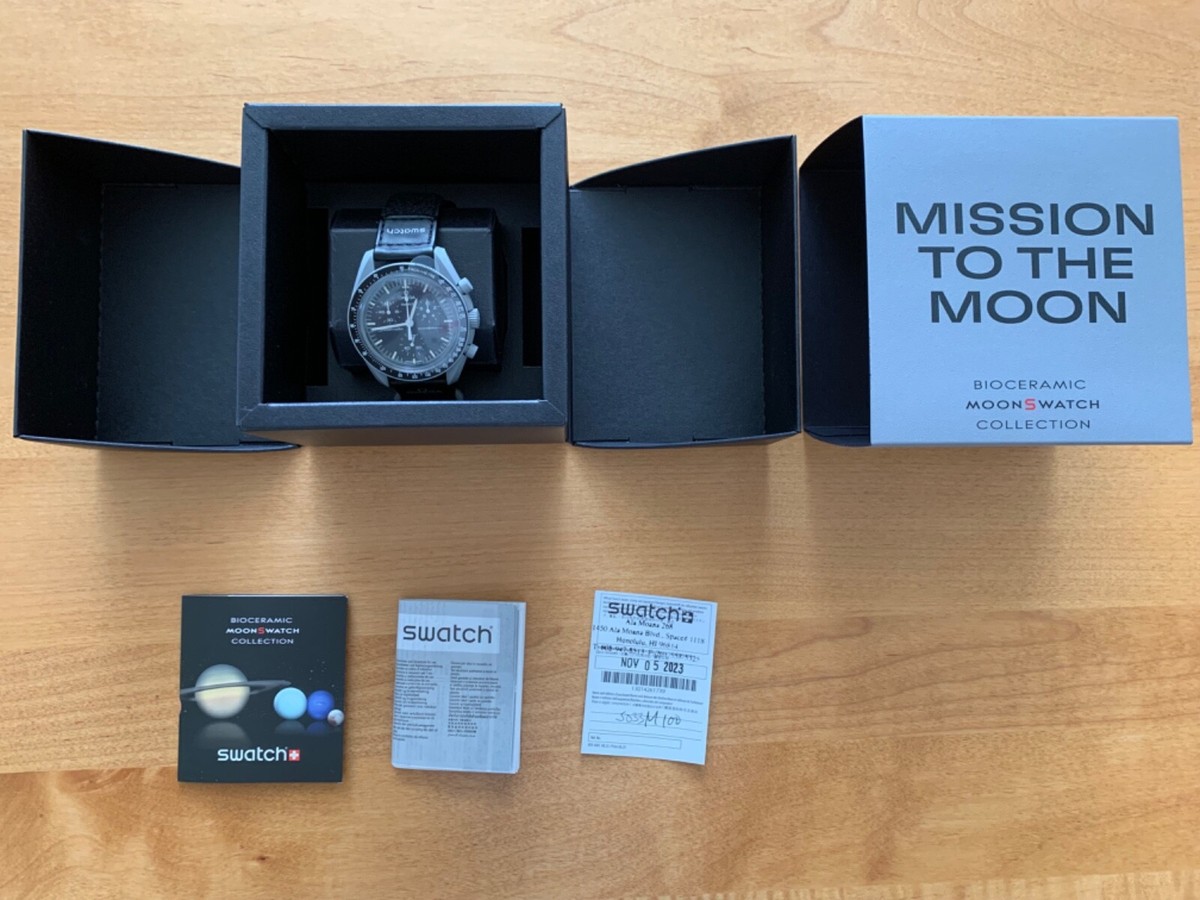 NEW | Genuine Omega x Swatch | Mission to the Moon with Warranty 