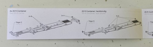 Herpa 154765 MERCEDES BENZ ACTROS V8 CTD CONTAINER TPT + COSCO OPEN TOP 40' BOX - Picture 16 of 21