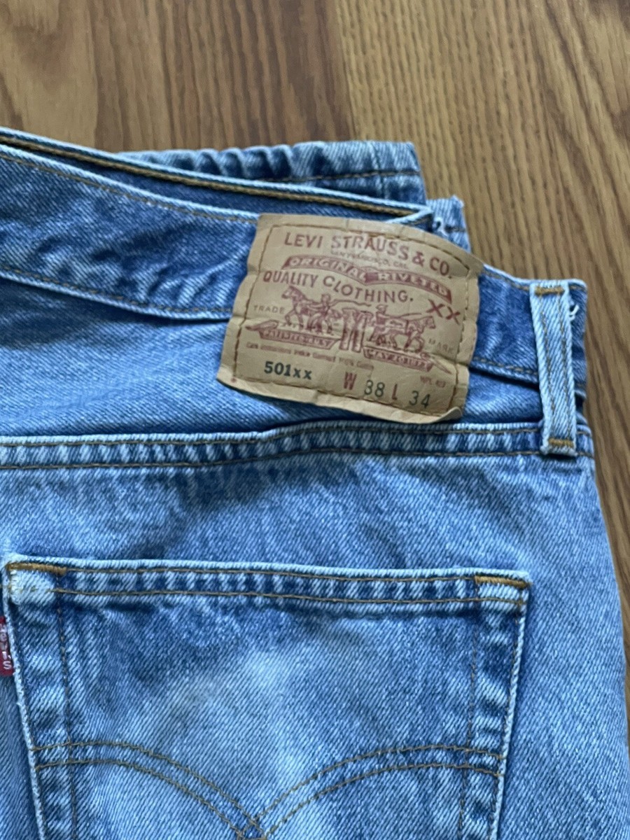 リーバイス501XX 34-38 Vintage Levi's 501xx Blue size 38X34 distressed | eBay