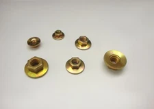 Nuts With Lock Washer Yellow Zinc Plated M4-M10 Combination Nut Washer Nut