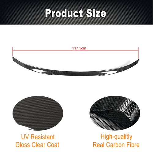 Für BMW F32 Coupe 420i 430i 440i Carbon Heckspoiler Hecklippe Flügel Spoiler Lip - Picture 8 of 12