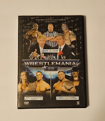 WWE WRESTLEMANIA 23 DVD 2 DISC SET 2007 PAY-PER-VIEW UNDERTAKER JOHN CENA