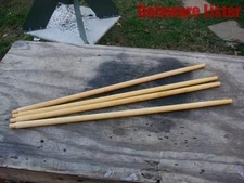 US Military Army Set 4xWood Poles Dowels Mosquito Bug Insect Net Netting Cot